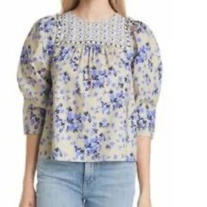 Nicole Miller Collection peasant blouse